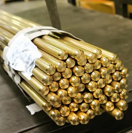 Фото №0 Круг латунный полутвердый ПТ АВ 48 мм L= 3 м ЛС59-1