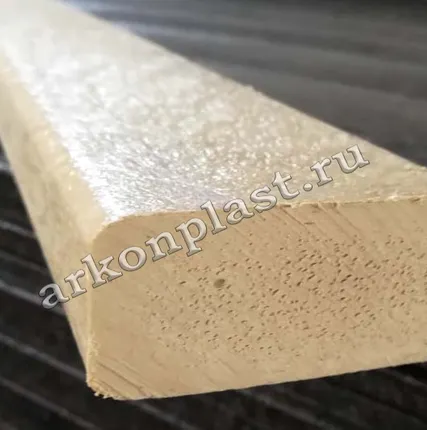 Фото №0 Полимерная доска (Лавочный брус) 30х50х1500 светлый 