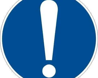 фото Знак предписывающий 120х180 мм пластик