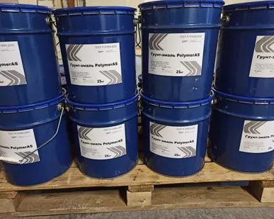 фото Краска Грунт эмаль Polymer AS по ржавчине