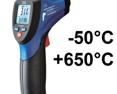 фото Профессиональный пирометр DT-8862 (- 50ºC до 650ºC)
