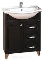 фото Тумба-умывальник АЛЕКСАНДРА-75 ВЕНГЕ 710х330х840