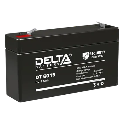 Фото №0 Аккумулятор Delta DT 6015