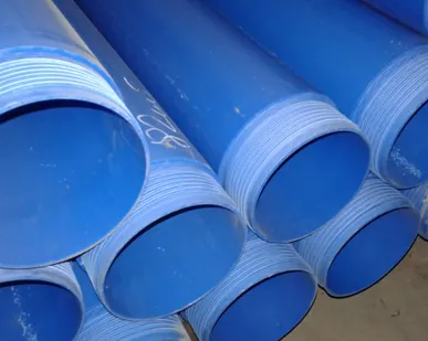 фото Труба полиэтиленовая ПНД, диаметры от 110 до 160 обсадная для скважин, питьевая, резьбовая