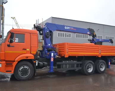 фото КамАЗ 65115 с КМУ кран манипулятором DongYang SS1956 ACE (8 тонн)