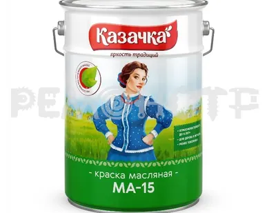 фото Краска МА-15 20кг белая   КАЗАЧКА (1) (под заказ) П