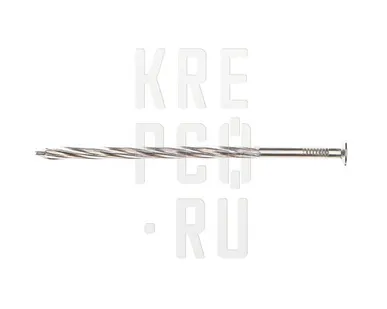 фото Гвозди винтовые оцинкованные noname Гвоздь винтовой 3,4*90 мм черт. 7811-7335 оцинкованный