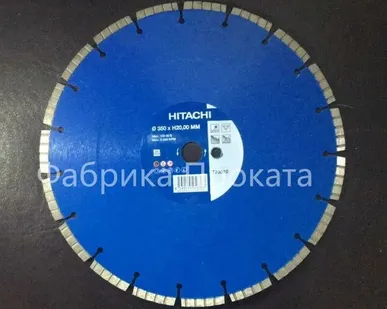 фото Диск алмазный Hitachi (773010) 350 x 3,2 x 25,4 сегмент турбо