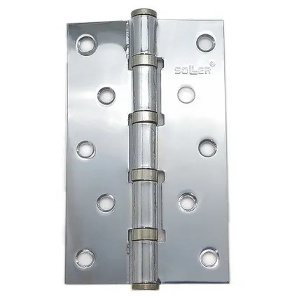 Фото №0 Петля дверная прямая 5" SOLLER хром (сталь 120*70*2,5)