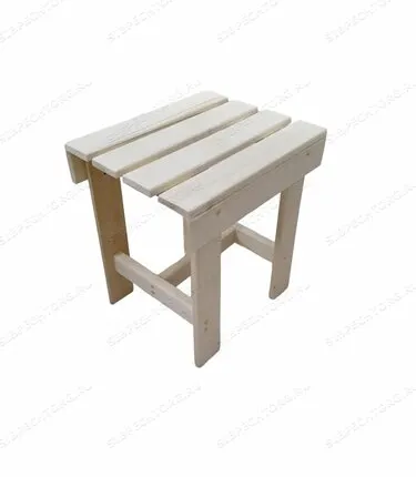Фото №0 Табурет большой 330х330х420 (ноги прямо) 2 сорт