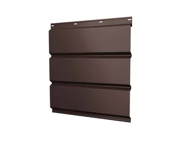 фото Софит металлический без перфорации 0,5 Atlas с пленкой RAL 8017 шоколад