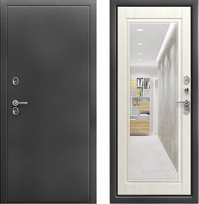 Фото №0 Берлога сибирь 3к термо антик серебро "шайн" зеркало с терморазрывом с фацетом дуб филадельфия крем