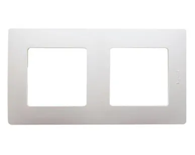 фото Рамка 2-м Etika сл. кость Leg 672512