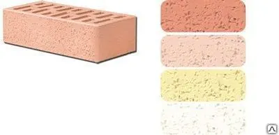 Фото №0 Кирпич Маркинский, фактура "Ретро", "Тростник", одинарный, красный