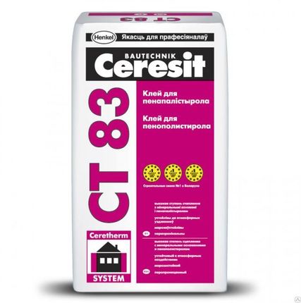 Фото №0 Клей для ППС Ceresit СТ 83 25 кг