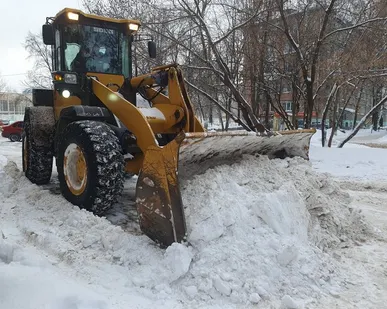 фото Уборка снега в Ижевске