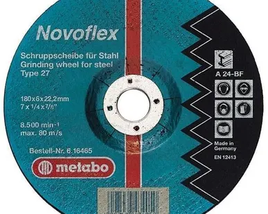 фото Круг отрезной по металлу 230х3,0x22,23 мм. Novoflex Metabo 616452000