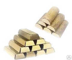 Фото №0 Чушка латунная ЛС59, ЛСд, ЛК 80-3-3, ЛК-1, ЛМцС, ЛМцЖ по ГОСТ 1020-77