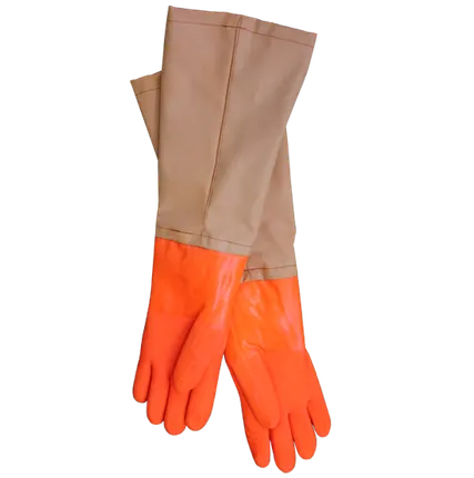 Фото №0 Перчатки пескоструйные, камерные, неопреновые (пара)