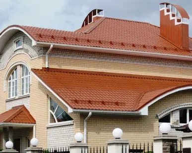 фото Металлочерепица МП Супермонтеррей Стандарт, покрытие VikingMP, 0,45мм