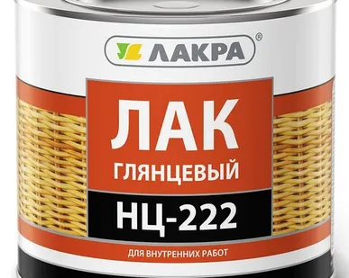 фото Лак ЛАКРА Лак для отделки мебели ЛАКРА НЦ-222 1,7 кг глянцевый