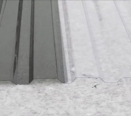 Фото №0 Поликарбонатный профилированный лист МП-20х1100 прозрачный