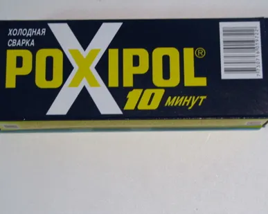 фото Поксипол холодная сварка 14мл серый