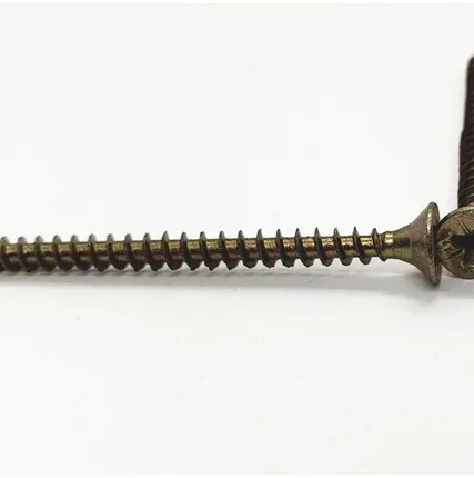 Фото №0 Саморез универсальный 4х50, желтый цинк, 200шт.