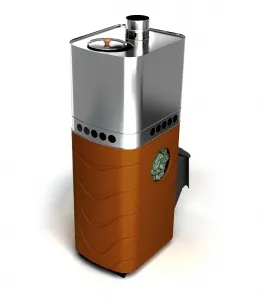 фото Банная печь ТМФ Бирюса 2013 Carbon ДА ЗК терракота