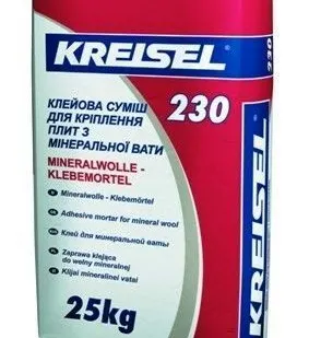 фото Клей для плит из минеральной ваты KREISEL MINERALWOLLE-KLEBEMÖRTEL 230