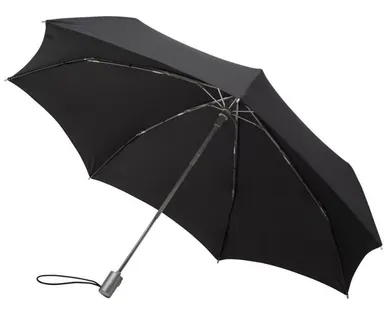 фото Складной зонт Alu Drop, 3 сложения, 7 спиц, автомат, черный