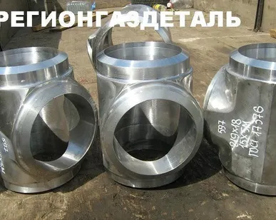 фото Тройники точеные на РУ40МПа. Изготовление по ГОСТ17376