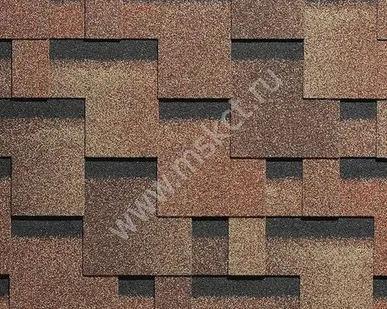 фото Гибкая черепица Docke Генуя Амаретто