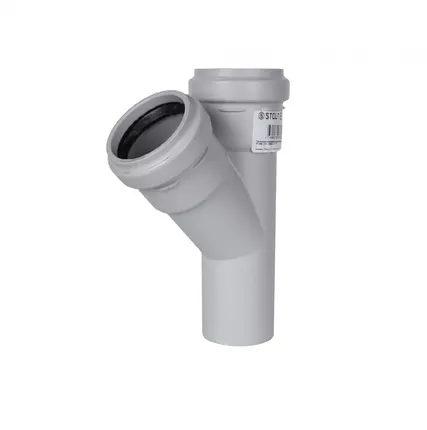 Фото №0 Тройник 58/58 (45°) для внутренней бесшумной канализации STOUT
