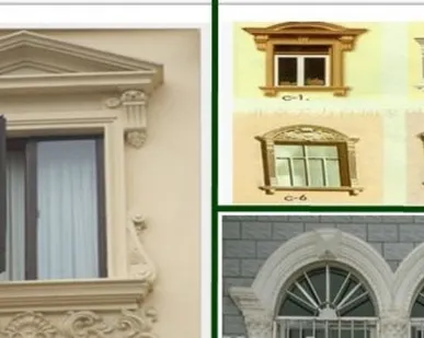фото Подоконные элементы из стеклофибробетона