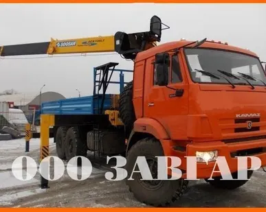 фото КАМАЗ 43118 с манипулятором Soosan SCS 736
