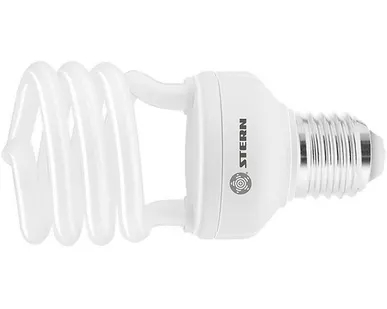 фото Лампа компактная люминесцентная, полуспиральная, 20W, 2700K, E27, 8000ч.