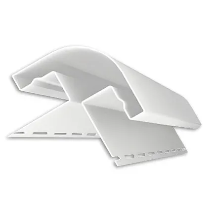 Фото №0 Планка радиусная "Grand Line" Я-Фасад Белая 3000 мм