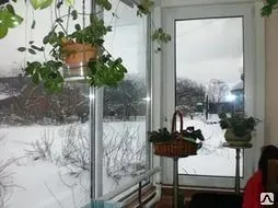 фото Монтаж балклнов зимой