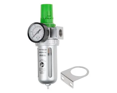 фото Воздушный фильтр с регулятором давления ECO AU-01-14 резьба 1/4"