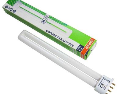 фото Osram лампа люминесцентная DULUX S/E 9W/840 (холодный белый) лампа 2G7