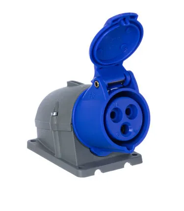 Фото №0 Розетка для монтажа на поверхность 16A, 2P+E, 230V, IP44 (CEW 216 RS6) 2CMA193098R1000 ABB