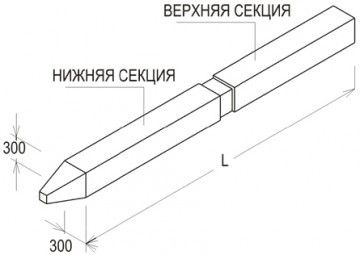 Фото №0 Свая составная С230-35-св.1