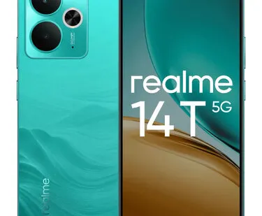 фото Смартфон realme 14T 12/256 ГБ RU, Dual nano SIM, AMOLED,120 Гц,зеленый