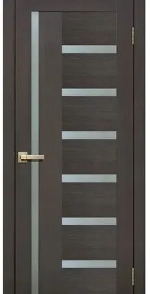Фото №0 Дверь межкомнатная L17 (Lite Doors) стекло матовое, микрофлекс, Венге 2000х600мм