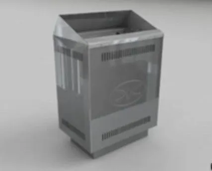 Фото №0 Электрокаменка ЭКМ-18 (корпус из нержавеющей стали)