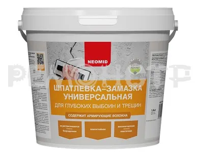 фото Шпатлевка д/трещин 1,4кг Неомид (12) П