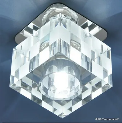 Фото №0 Светильник встраиваемый G9 8243 хром/прозрачный Elektrostandard