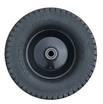 Фото №0 Колесо пневматическое 15х6.00-6, ось 16 мм (черный диск)