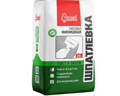 фото Шпатлевка гипсовая Финишная СТАРАТЕЛИ 20 кг